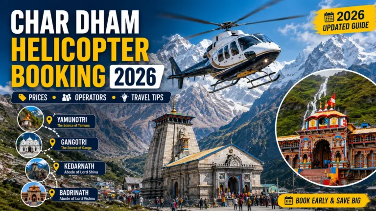 Image Showing Helicopter over 4 Famous Pilgrimage Site
