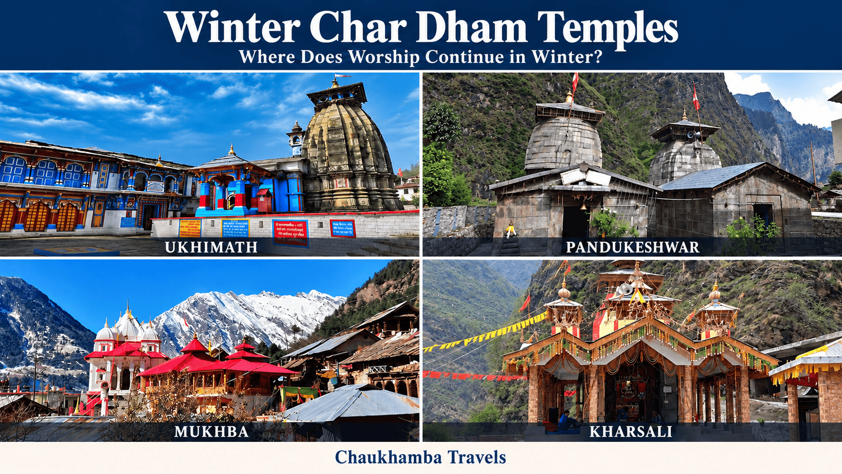 Where Do Char Dham Deities Go in Winter?