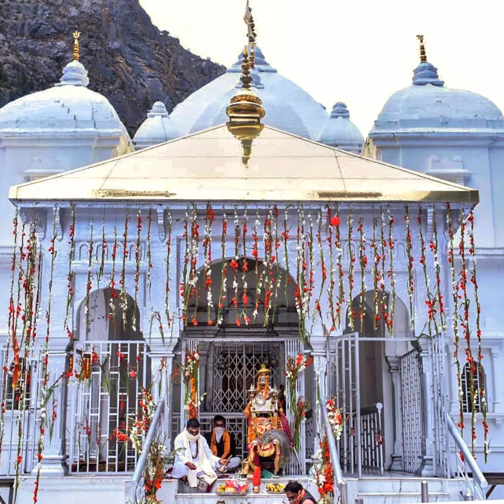 "Gangotri Temple Goddess Ganga Bhagirathi River"