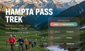 Hampta Pass Trek Difficulty Level: Can Beginners Do It?
